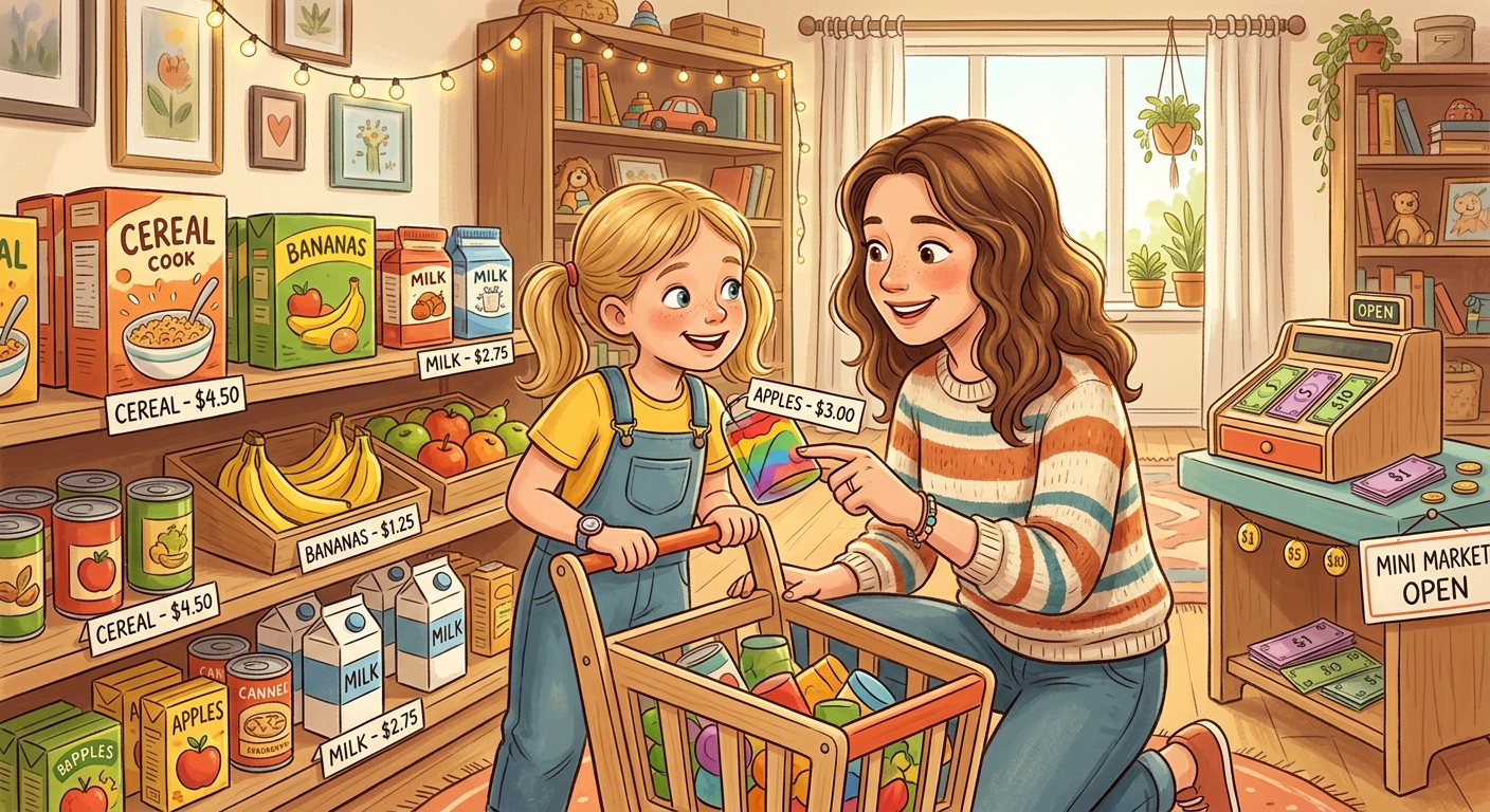 Home Supermarket Game: Teach Your Child Conscious Shopping!