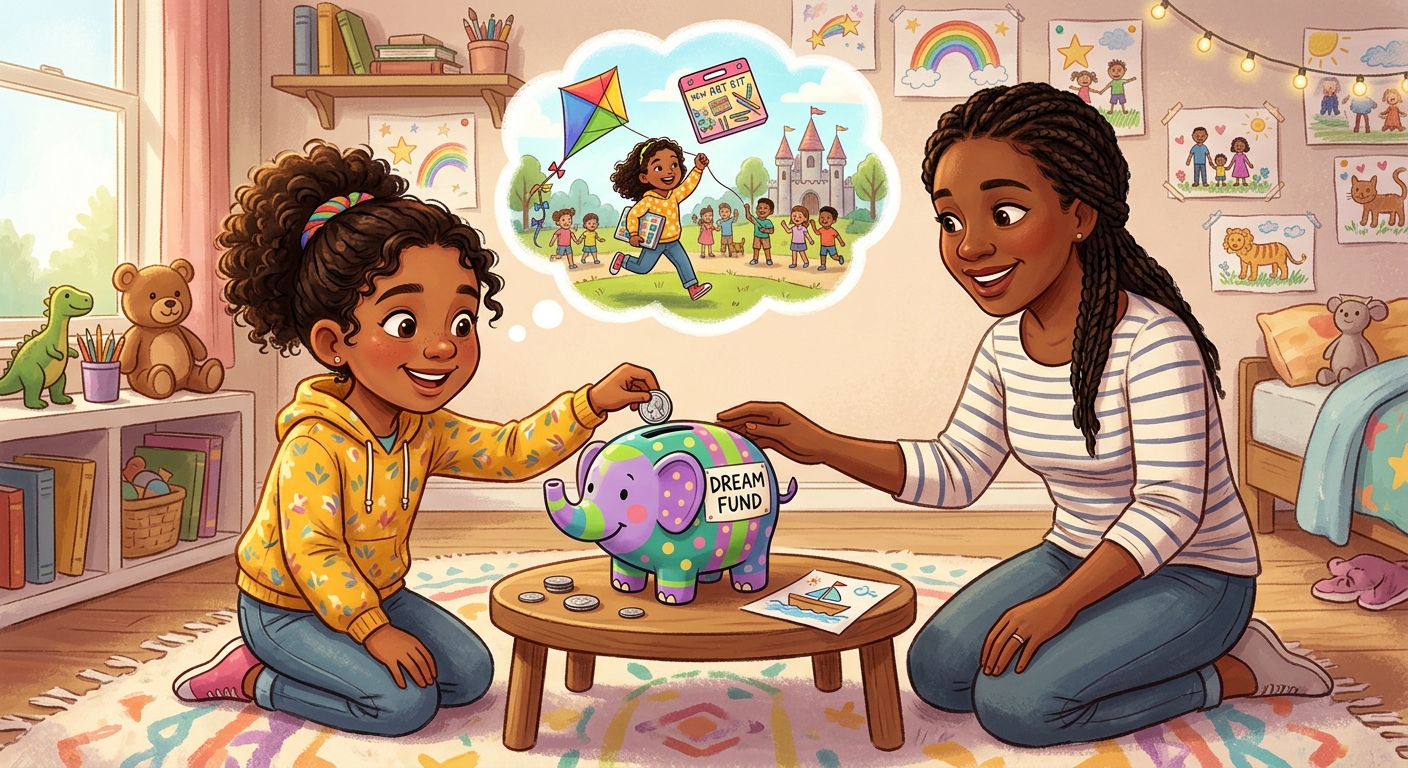 Your child's piggy bank? It's the map to their first dreams