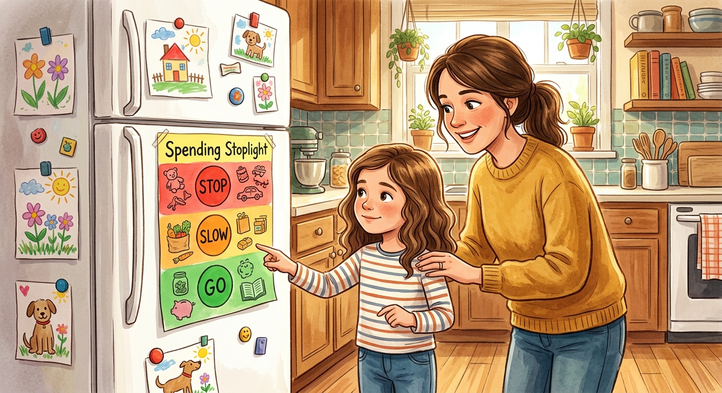 The Spending Stoplight— an easy guide for kids (and parents)!